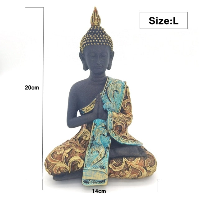 Thailand Meditation  Buddha - Buddhism Hindu Figurine