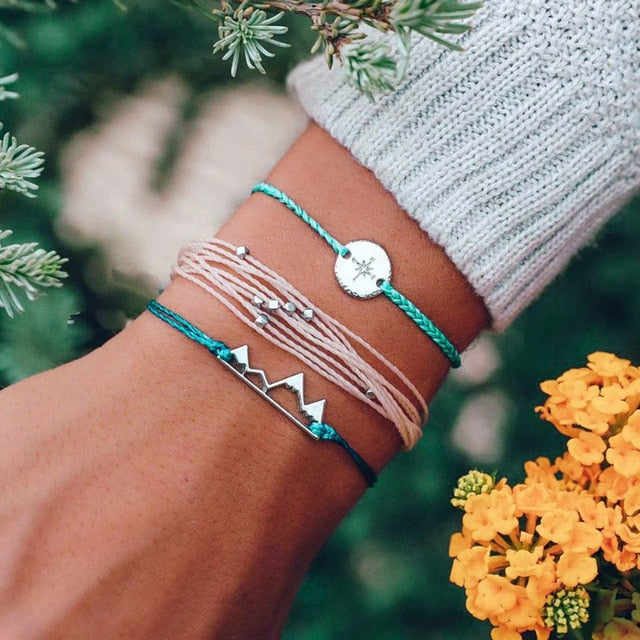 Bohemian Mixed Golden Shell Starfish Bracelet Women