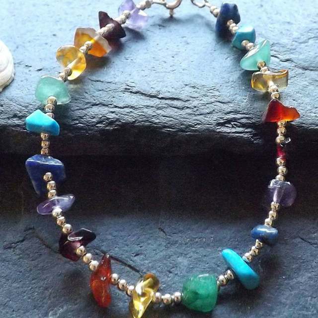Bohemian Multi Layered Beads Ankle Bracelet for Women