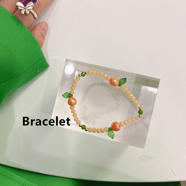 Sweet Cute Color Acrylic Butterfly Flower Pendant