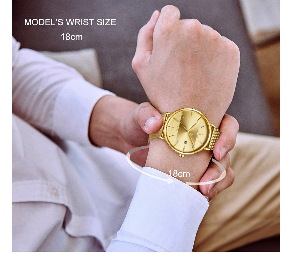Couple  Luxury Quartz  Female Waterproof Lovers Gift Watch