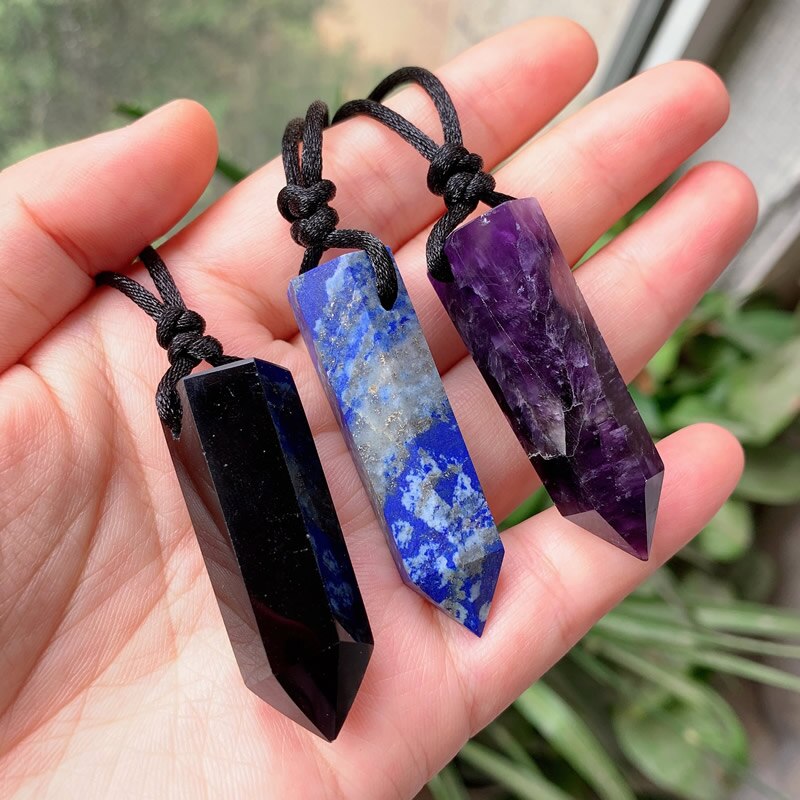 Natural Stone  Big Bullet Pendulum