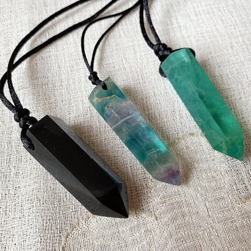 Natural Stone  Big Bullet Pendulum