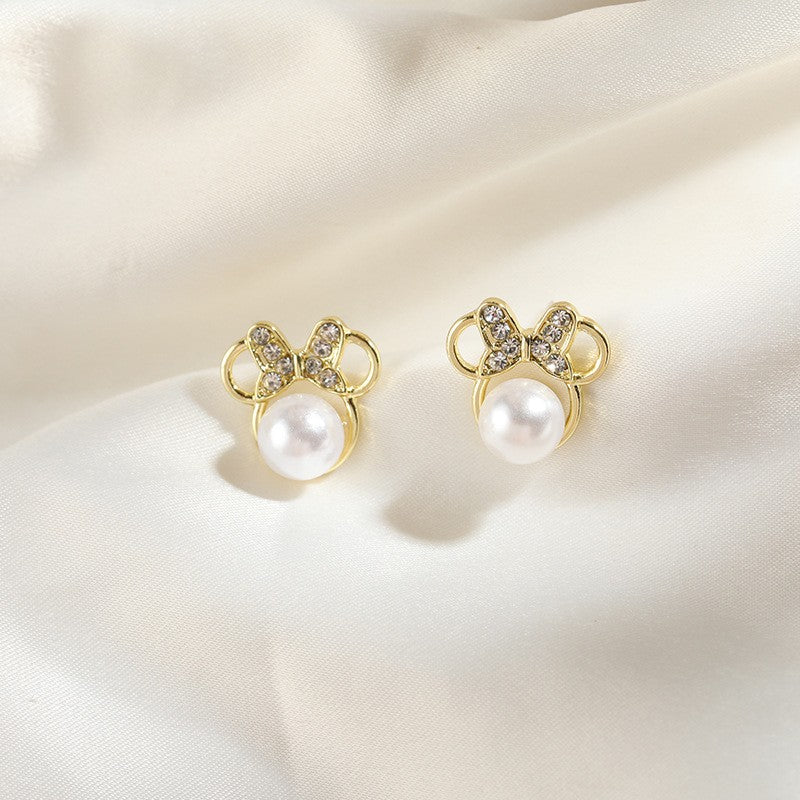 Simple Bow Small Earring Fashion Ear Jewelry