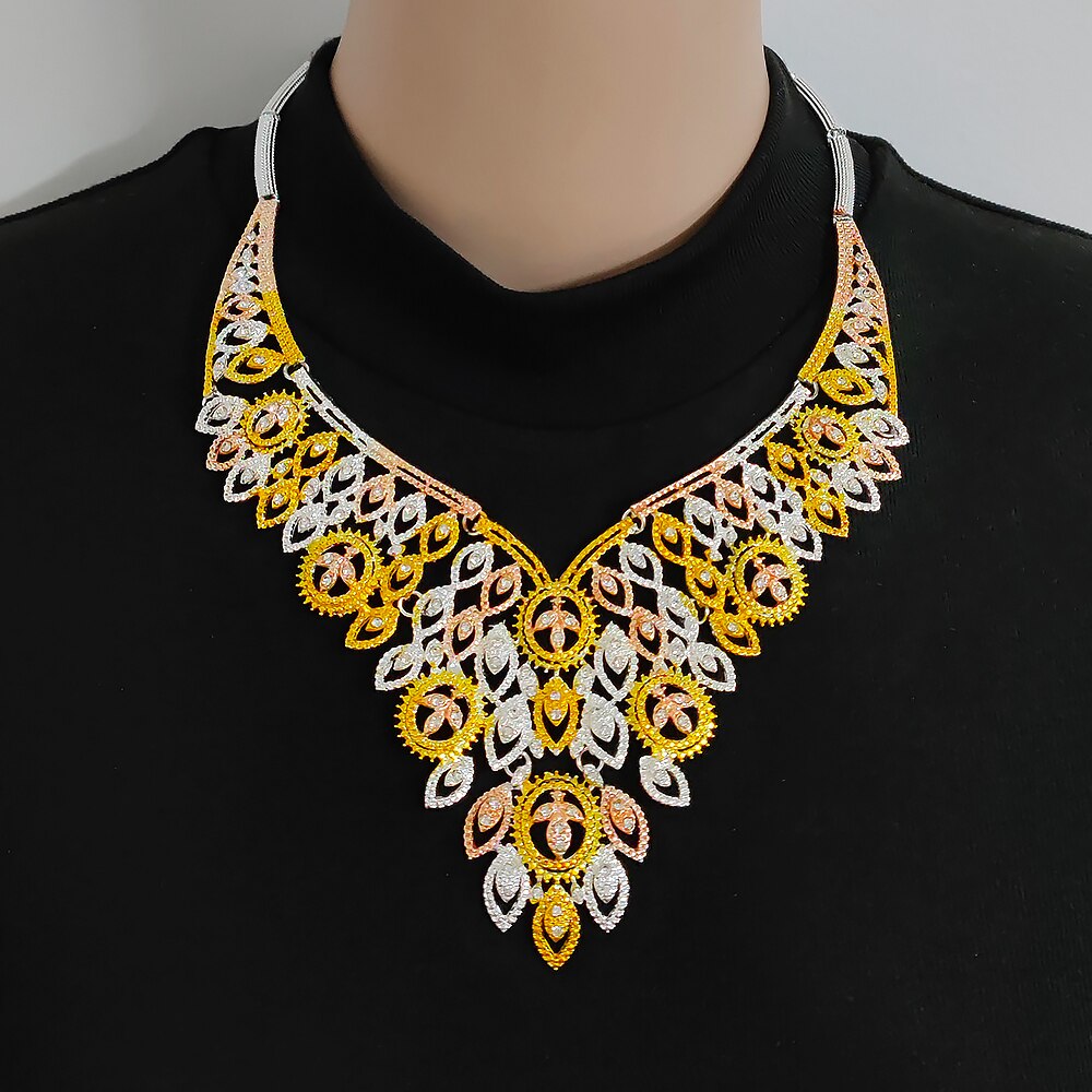 New Nigerian Wedding African Costume Jewelry Set