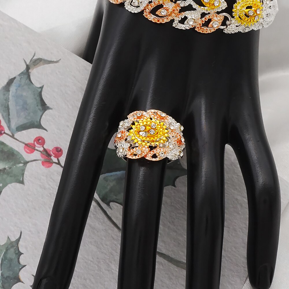 New Nigerian Wedding African Costume Jewelry Set