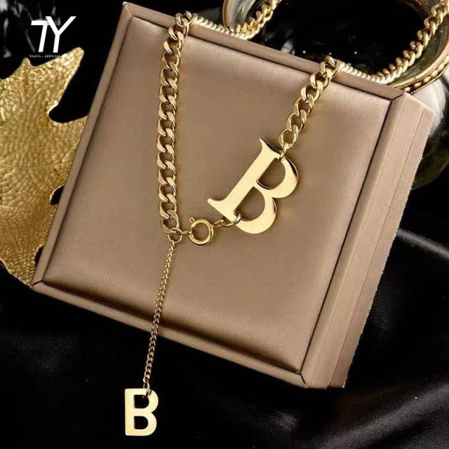 Punk Style Hip Hop Thick Chain Short Necklace