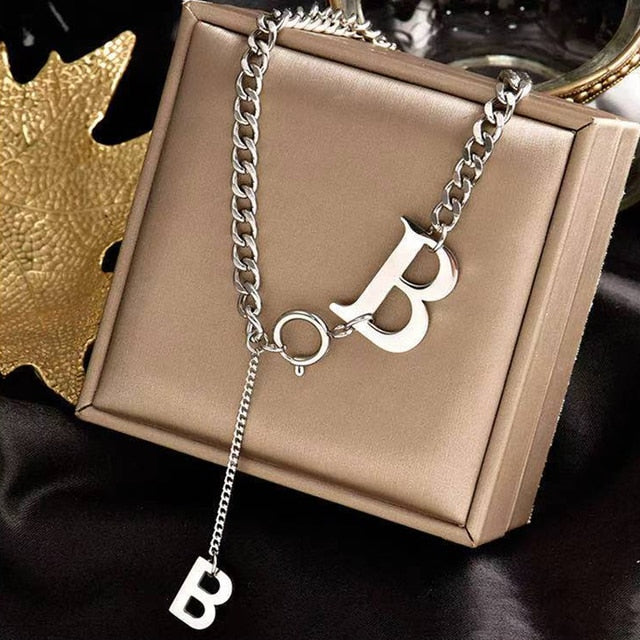 Punk Style Hip Hop Thick Chain Short Necklace