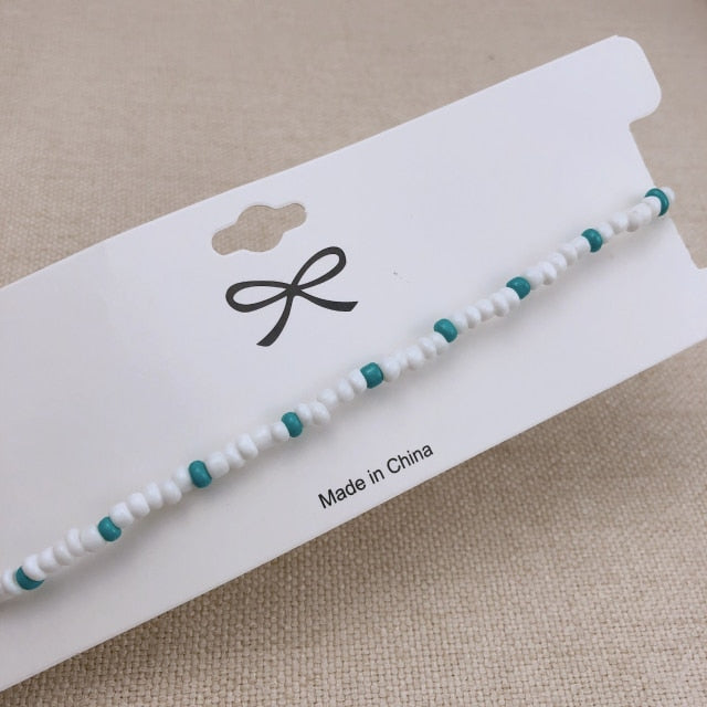 Simple Seed Beads Strand Necklace