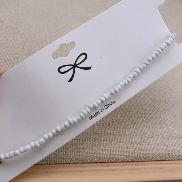Simple Seed Beads Strand Necklace