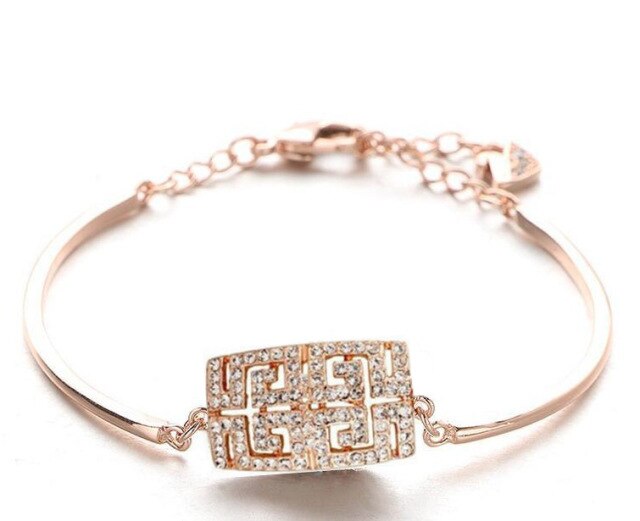 New Design Hot Sale gold-color Austria Crystal Jewelry Set