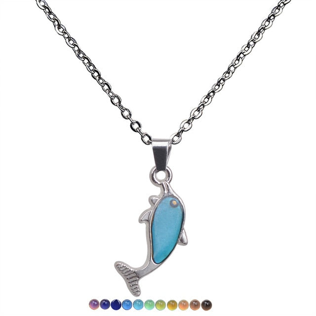 Peach Heart Love Pendant Necklace