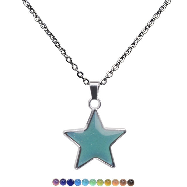 Peach Heart Love Pendant Necklace
