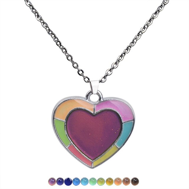 Peach Heart Love Pendant Necklace
