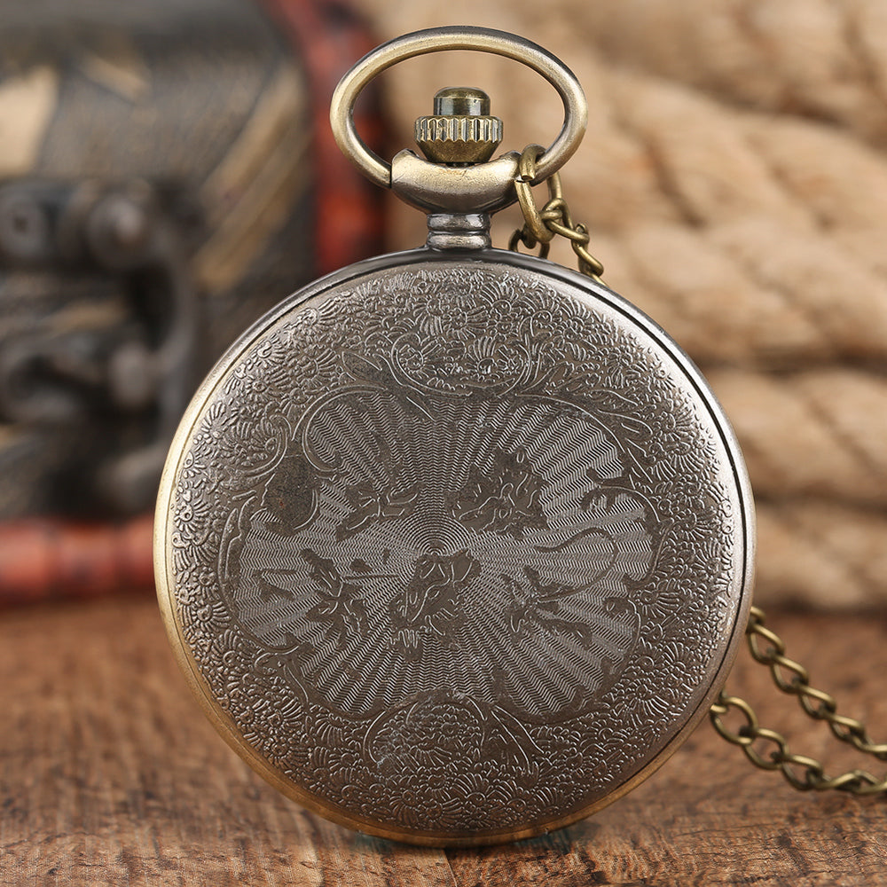 12 Constellation Astrology Zodiac Retro Pocket Watch