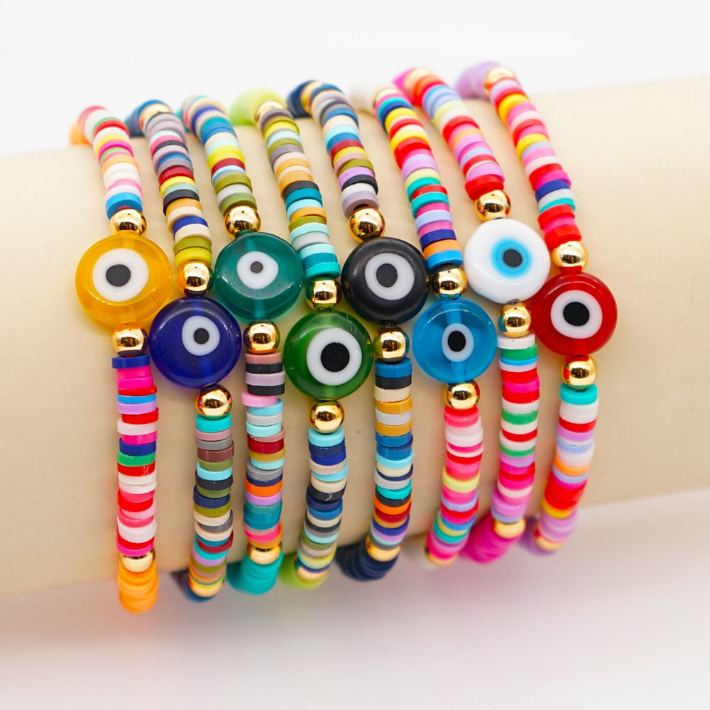 Turkish Evil Eye Bracelet Femme Greek Eye Bracelets For Women