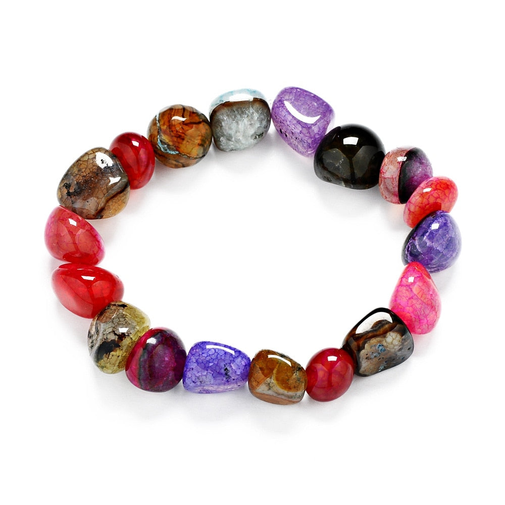 Crack Irregular  The Shape of Mixed Color Bracelet