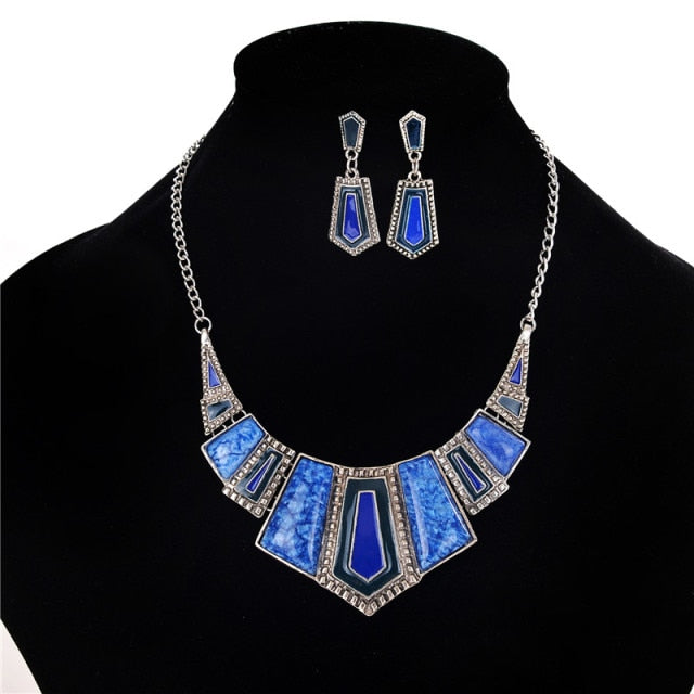 Luxurious Accessories Temperament Alloy Crystal Peacock Tail Jewelry Set