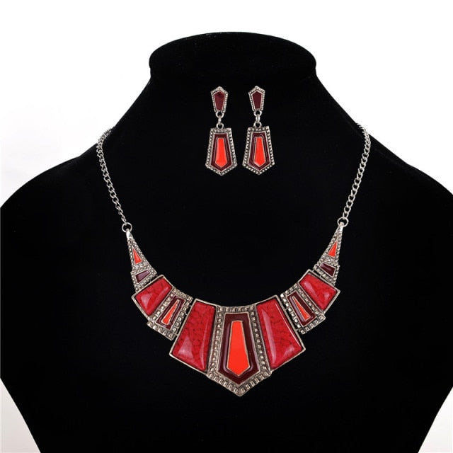 Luxurious Accessories Temperament Alloy Crystal Peacock Tail Jewelry Set