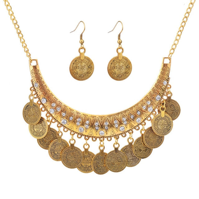 Luxurious Accessories Temperament Alloy Crystal Peacock Tail Jewelry Set