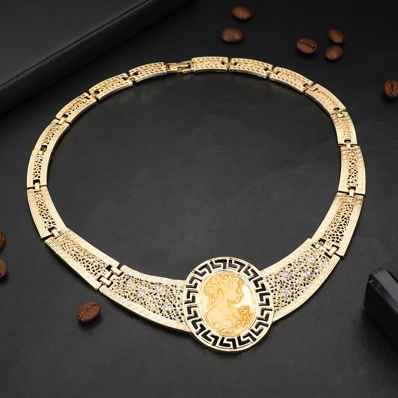 Africa Party Necklace ring earrings bracelet set