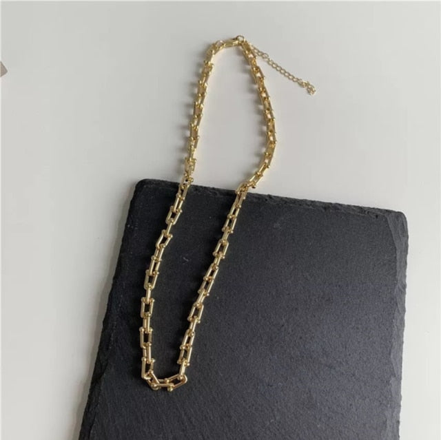 New Vintage Irregular Pearl  Gold Plated  Necklaces