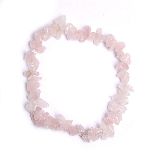 Fashion Natural Crushed Stone Couple Bracelet