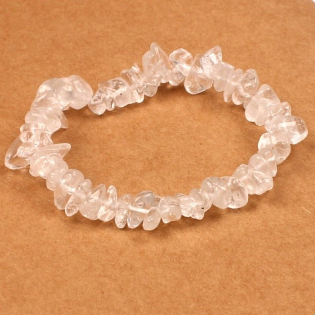 Fashion Natural Crushed Stone Couple Bracelet