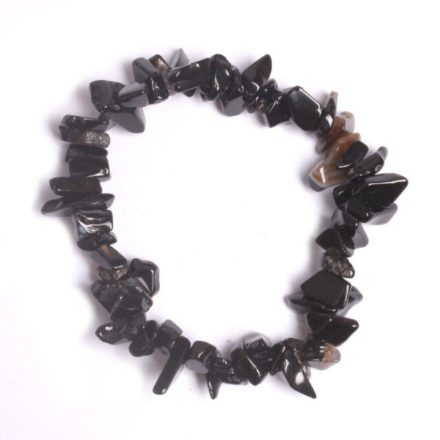 Fashion Natural Crushed Stone Couple Bracelet