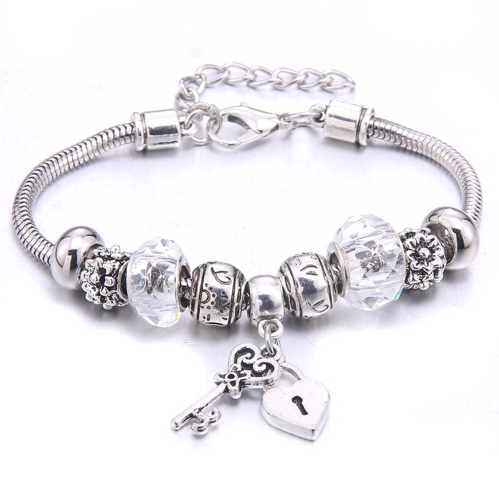 dragonfly owl Shape Crystal Charm Bracelets