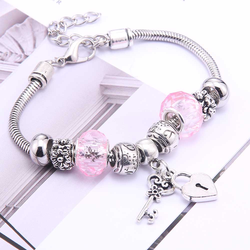 dragonfly owl Shape Crystal Charm Bracelets