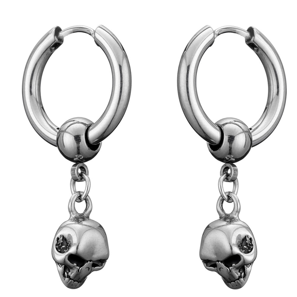 New Vintage Skull Earrings for Women