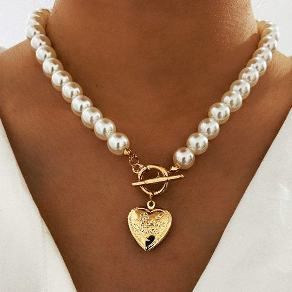 New Vintage Wedding Pearl Choker Necklace