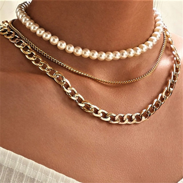 New Vintage Wedding Pearl Choker Necklace