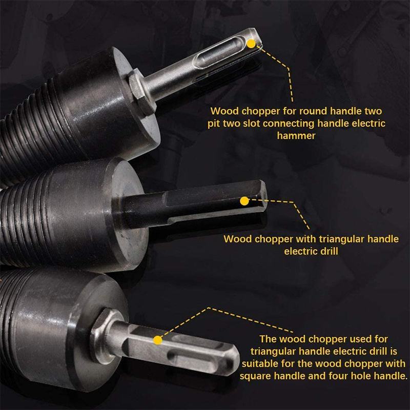 4Pcs Shank Firewood Drill Bit - Works With Any Drill!