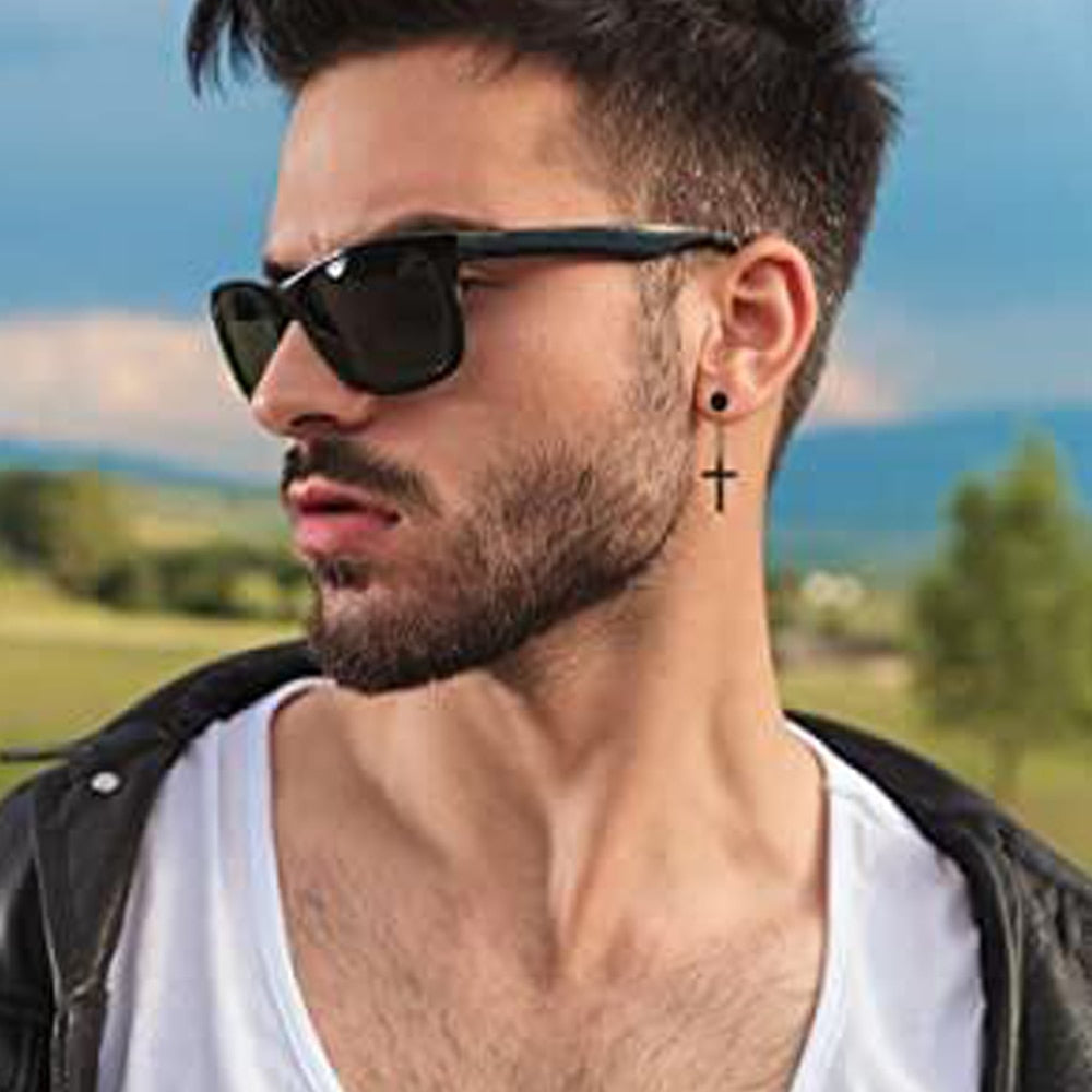 Punk Gothic Stainless Steel Stud Earring