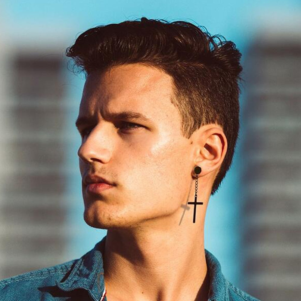 Punk Gothic Stainless Steel Stud Earring