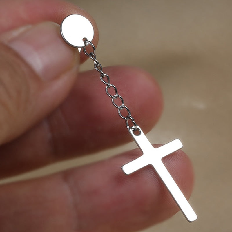 Punk Gothic Stainless Steel Stud Earring