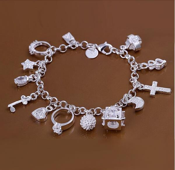 Fashion Trendy Jewelry Chic Silver Color Plated Bracelet