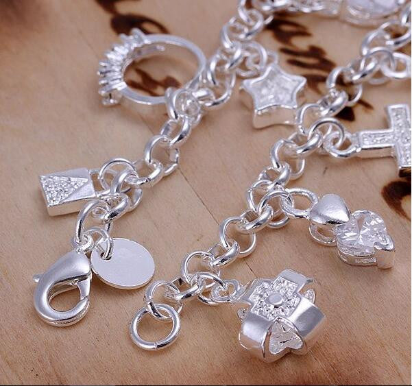 Fashion Trendy Jewelry Chic Silver Color Plated Bracelet