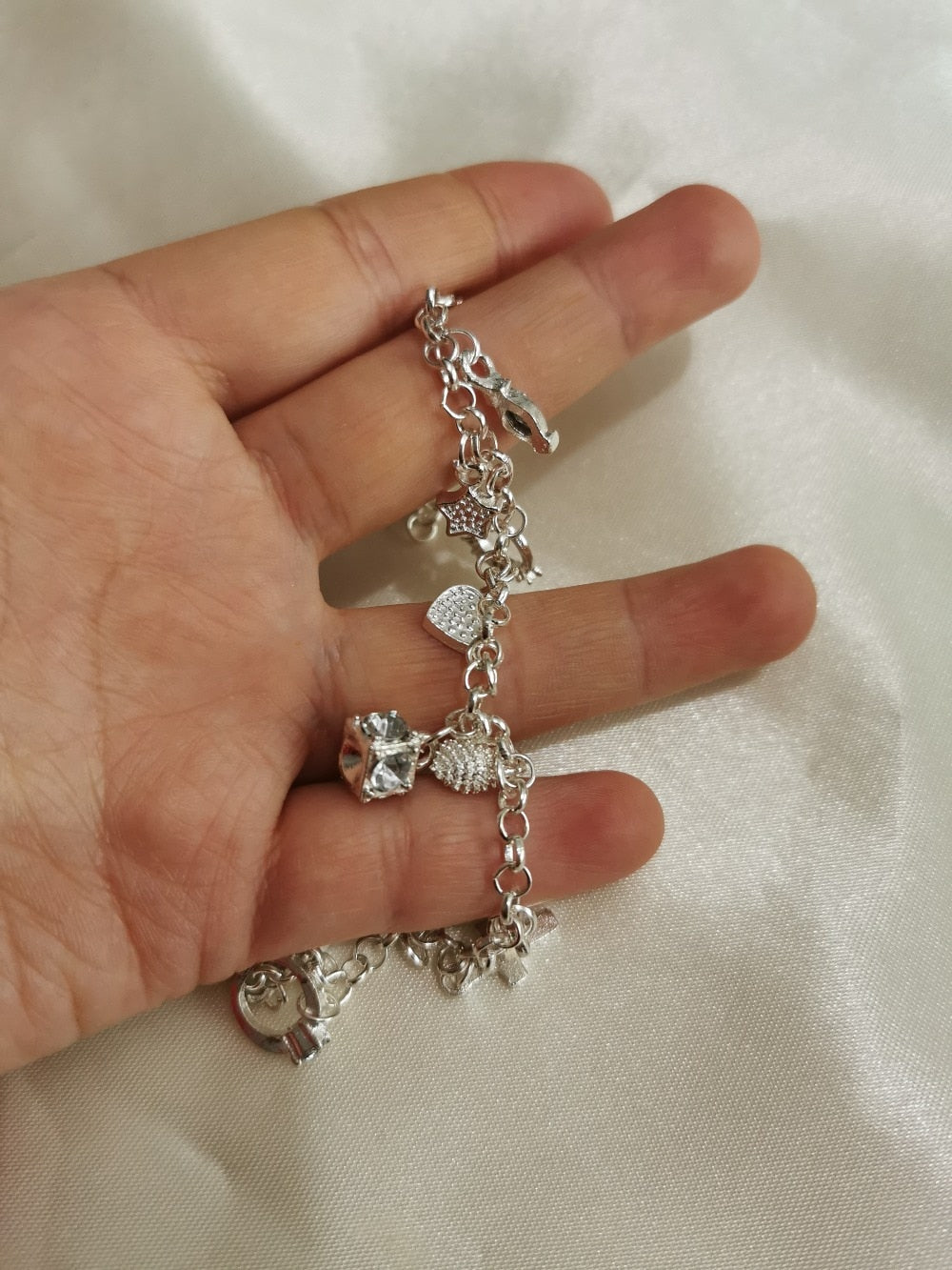 Fashion Trendy Jewelry Chic Silver Color Plated Bracelet