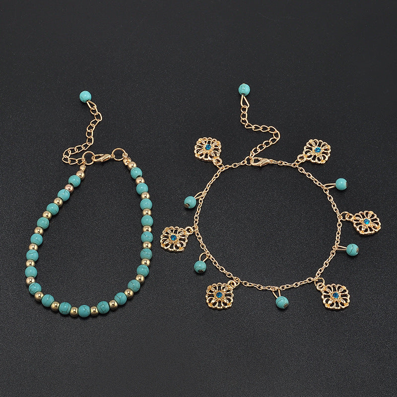 Gold Color Sexy Boho Anklets Foot Chain Charm