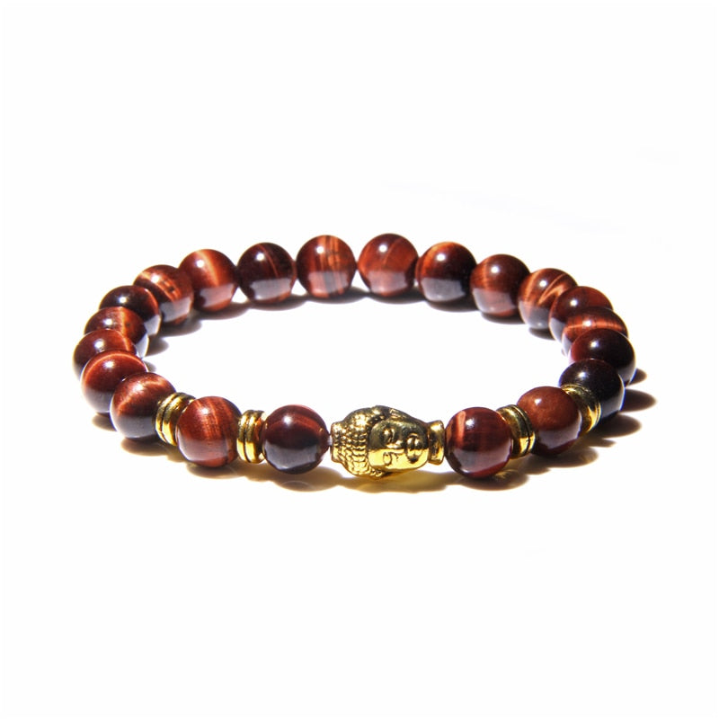 Natural AAA Royal Blue Tiger Eye Stone Beads Bracelet