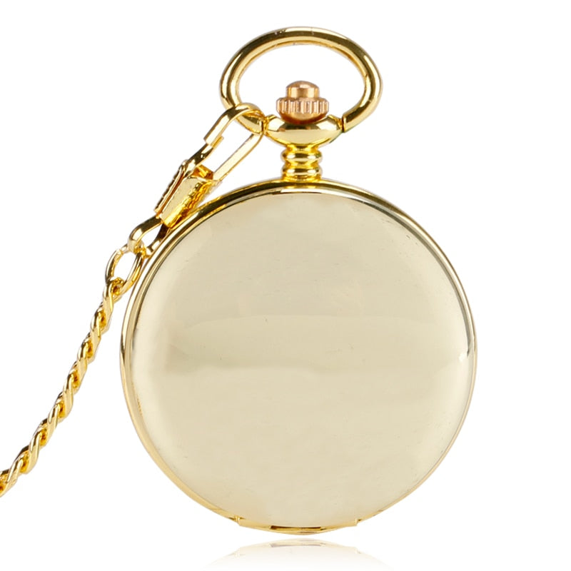 Christmas Gift Smooth Mechanical Pocket Watch