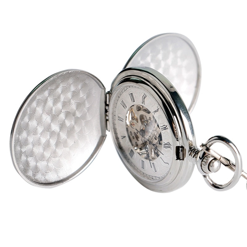 Christmas Gift Smooth Mechanical Pocket Watch