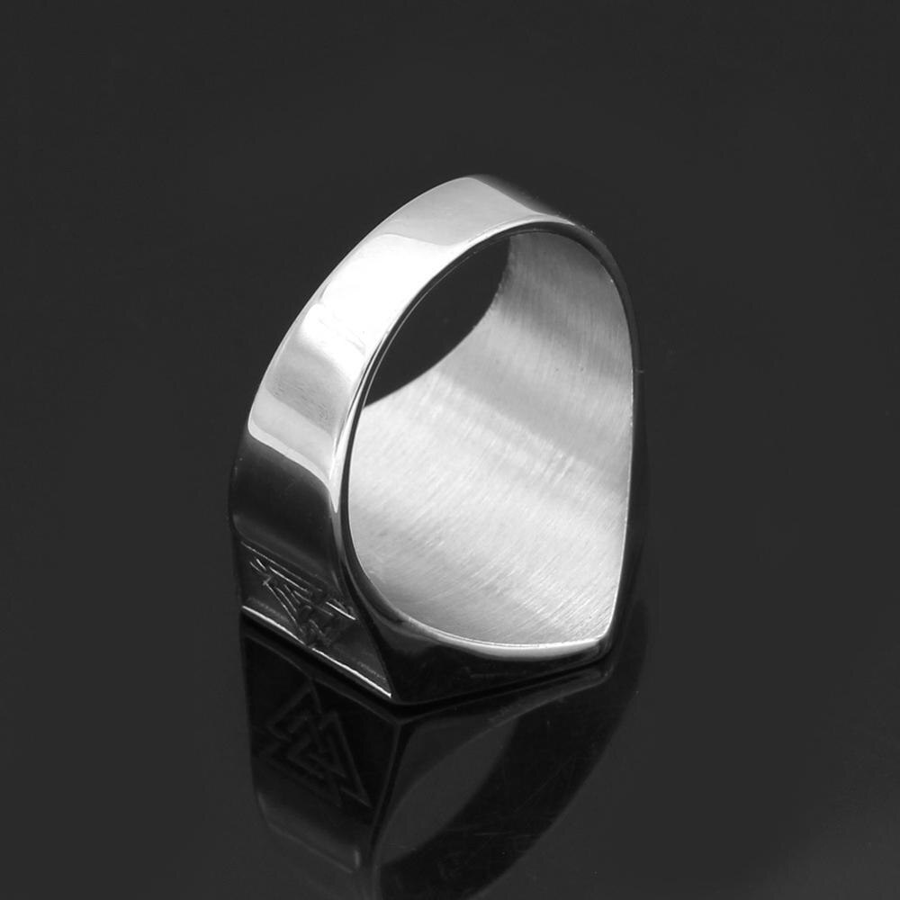 Odin Norse Viking Amulet Rune Index Ring