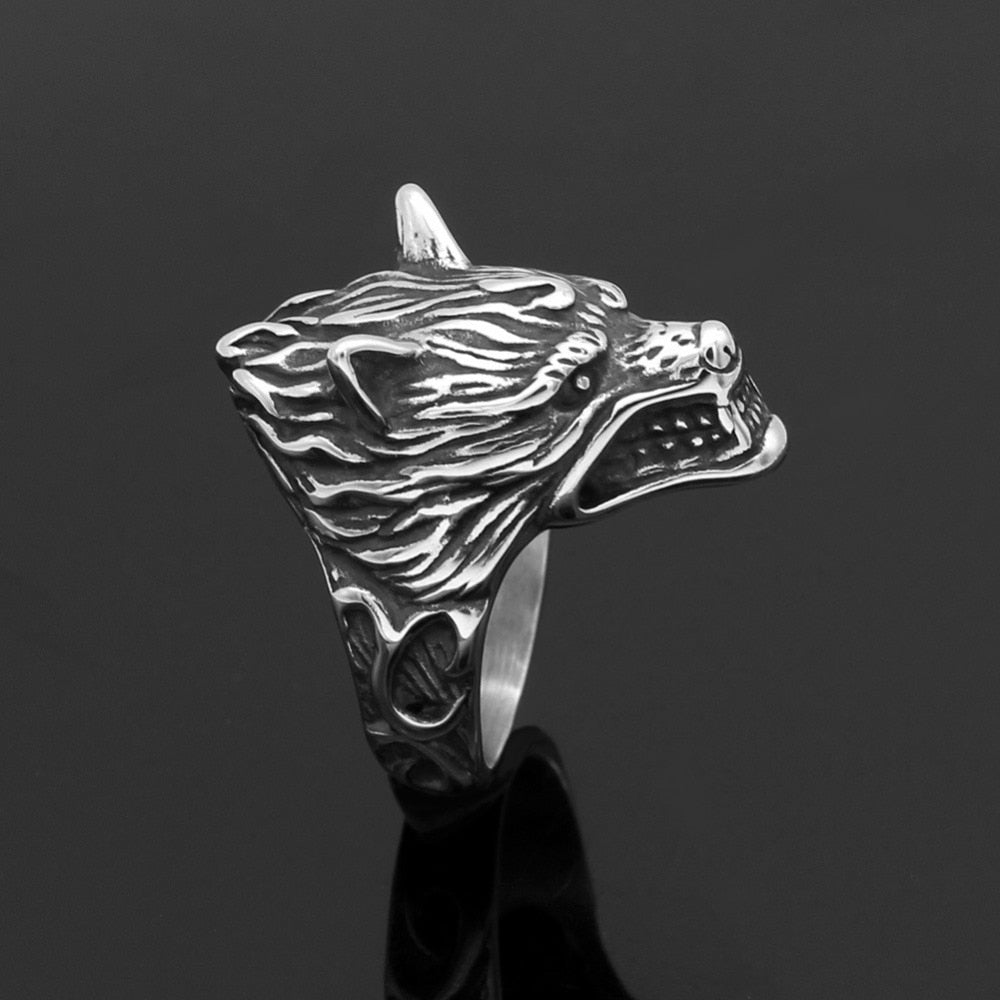 Odin Norse Viking Amulet Rune Index Ring