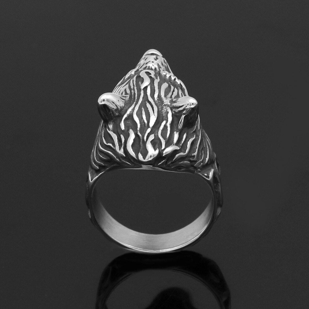 Odin Norse Viking Amulet Rune Index Ring