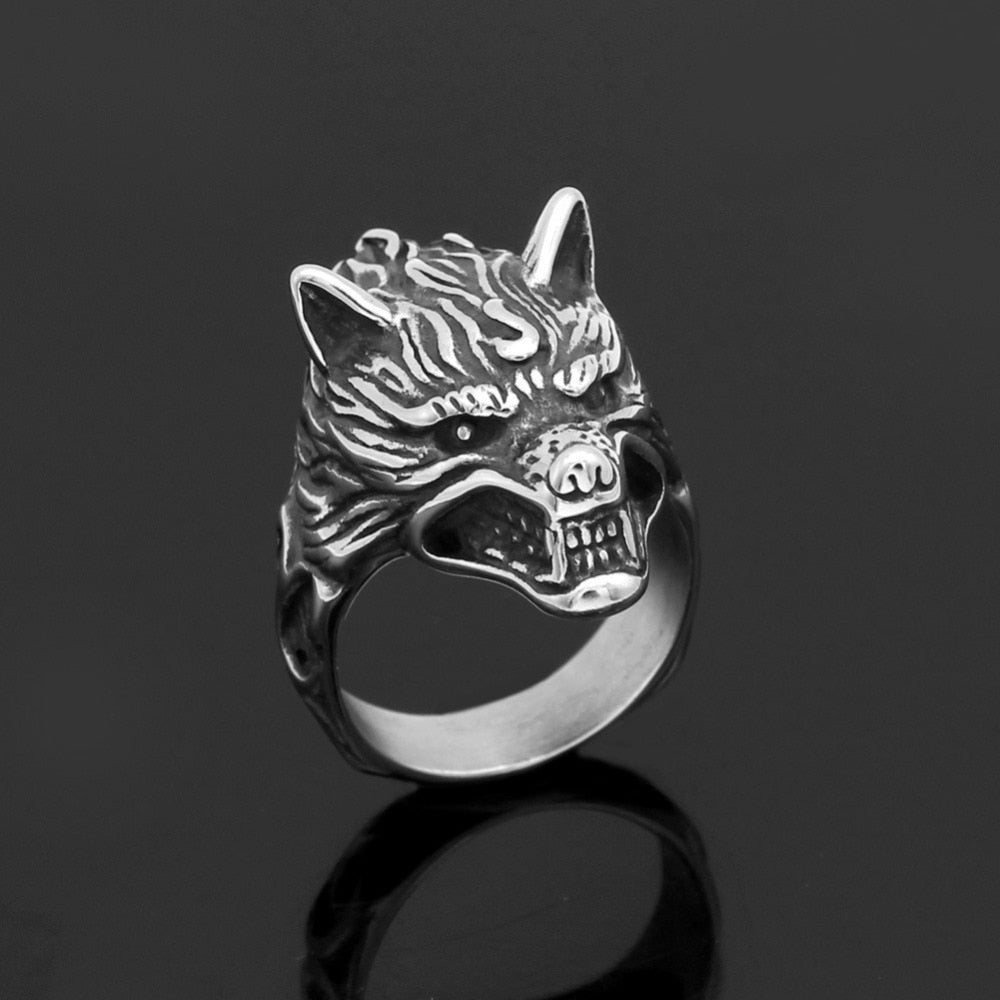 Odin Norse Viking Amulet Rune Index Ring