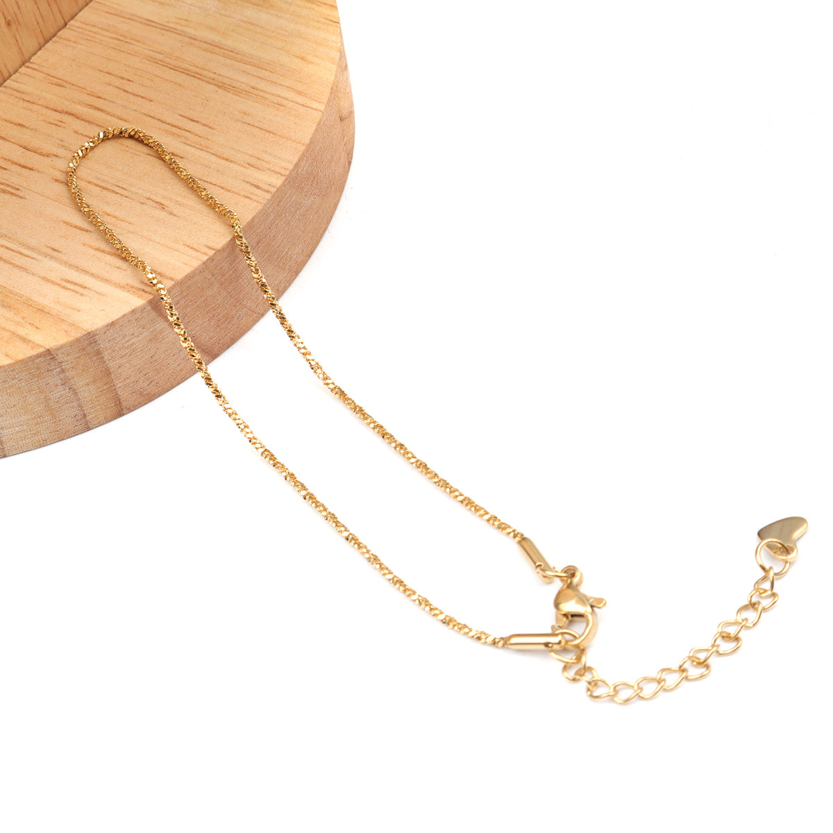 23.5cm Stainless Steel Anklet Gold Color Link Chain Anklets